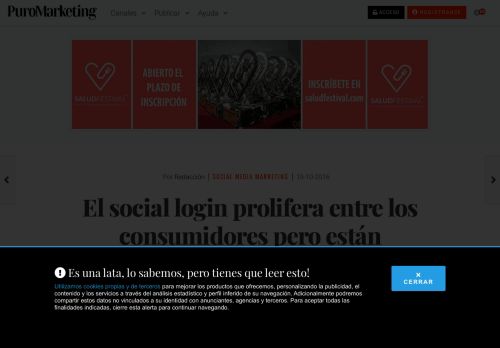 
                            4. El social login prolifera entre los consumidores pero están ...