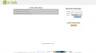 
                            10. eLab web manager - login