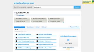 
                            9. elab.krgi.in at Website Informer. eLab. Visit ELab Krgi.