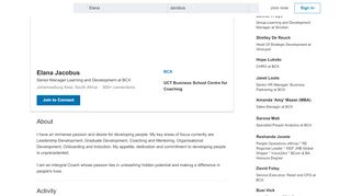 
                            8. Elana Jacobus - Senior Manager Learning and Development - BCX ...