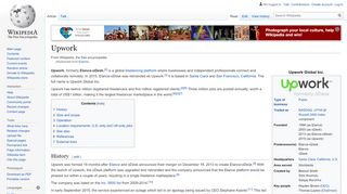 
                            4. Elance - Wikipedia