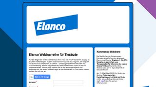 
                            3. Elanco Webinarreihe für Tierärzte Registrierung - Ubivent