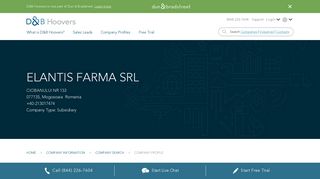 
                            10. ELANTIS FARMA SRL Company Profile | Key Contacts, Financials ...