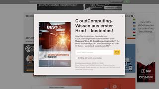 
                            11. Elastic.io Connect verbindet Cloud-Dienste - CloudComputing-Insider