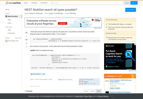 
                            10. elasticsearch - NEST MultiGet search all types possible? - Stack ...