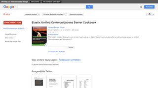 
                            10. Elastix Unified Communications Server Cookbook