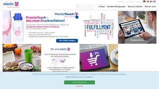 
                            1. elasto form KG: elasto.de - Werbeartikel und Werbemittel - Startseite