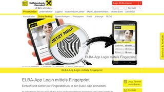 
                            7. ELBA-App Login mittels Fingerprint - Raiffeisenbank Eberndorf