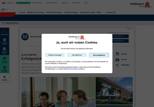 
                            10. Elbcampus Kompetenzzentrum Handwerkskammer - hamburg.de