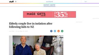 
                            12. Elderly couple live in isolation after following kids to NZ | Stuff.co.nz