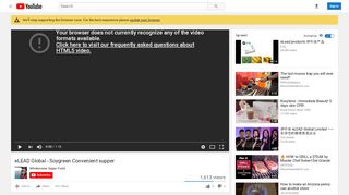 
                            6. eLEAD Global - Soygreen Convenient supper - YouTube