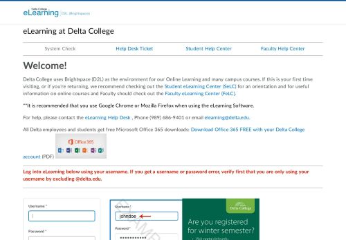 
                            8. eLearning at Delta College