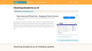 
                            5. Elearning Bina Darma (Elearning.binadarma.ac.id) - Elearning ...