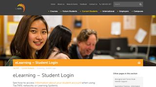 
                            10. eLearning - Student Login - TasTAFE TasTAFE