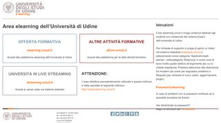 
                            1. Elearning Università di Udine