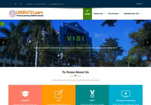 
                            9. Elearning Universitas Sam Ratulangi - e-Learning Unsrat
