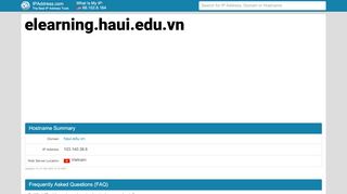 
                            7. elearning.haui.edu.vn - Haui Elearning | IPAddress.com