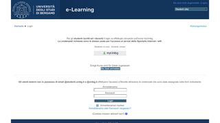 
                            5. elearning.unibg.it: Login