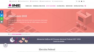 
                            1. Elecciones 2018 en México - INE