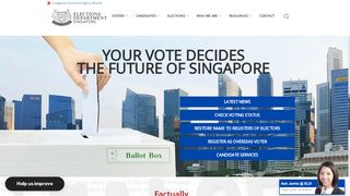 
                            3. Elections Department Singapore (ELD)