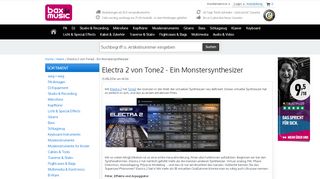 
                            13. Electra 2 von Tone2 - Ein Monstersynthesizer | Bax-shop