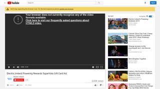 
                            10. Electric Ireland Powering Rewards SuperValu Gift Card Ad - YouTube