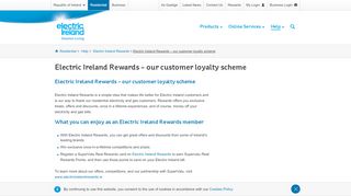 
                            2. Electric Ireland Rewards - Loyalty scheme - Electric Ireland Help