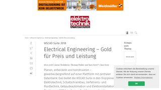 
                            13. Electrical Engineering – Gold für Preis und Leistung - Elektrotechnik