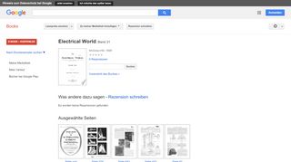 
                            9. Electrical World - Google Books-Ergebnisseite