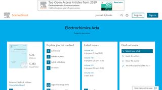 
                            2. Electrochimica Acta | ScienceDirect.com