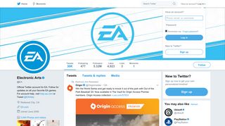 
                            8. Electronic Arts (@EA) | Twitter