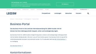
                            3. Electronic Banking at its best: das Business-Portal der LBBW
