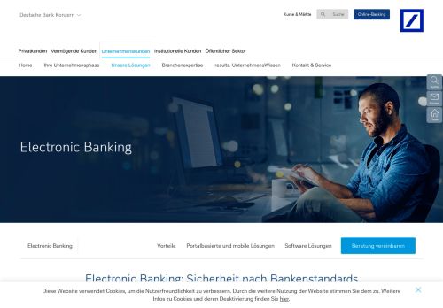 
                            3. Electronic Banking – Deutsche Bank Firmenkunden