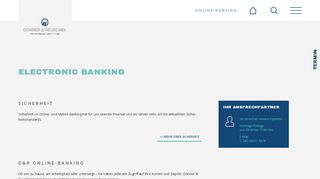 
                            2. Electronic Banking - DONNER & REUSCHEL