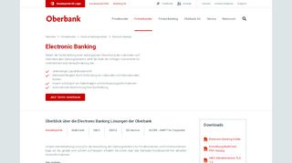 
                            3. Electronic Banking - Oberbank