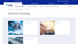 
                            8. Electronic Banking - VTB Group