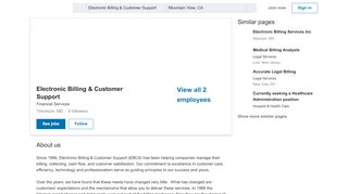 
                            10. Electronic Billing & Customer Support | LinkedIn