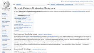 
                            12. Electronic Customer Relationship Management – Wikipedia