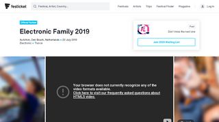 
                            11. Electronic Family 2019 - Festicket
