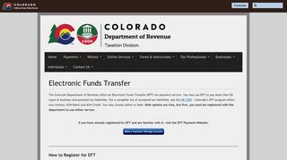 
                            3. Electronic Funds Transfer | Department of Revenue - Taxation
