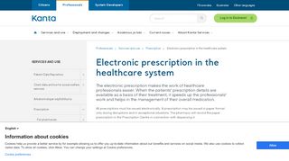 
                            8. Electronic prescription in the healthcare system - Kanta.fi