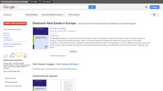 
                            11. Electronic Real Estate in Europe: View and Contrast of the ...