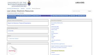 
                            3. Electronic Resources - Law Library - LibGuides at ... - Wits Libguides