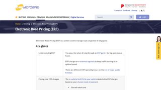 
                            9. Electronic Road Pricing (ERP) | Driving | One Motoring