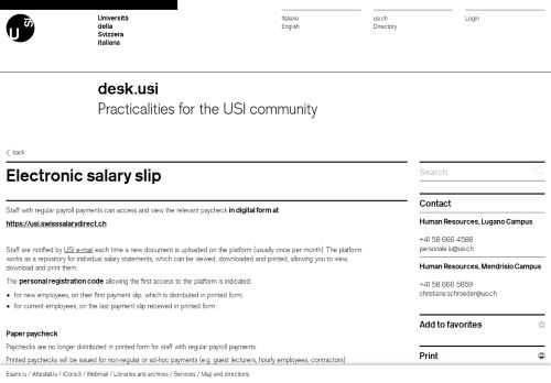 
                            11. Electronic salary slip | USI Desk