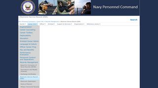 
                            5. Electronic Service Record (ESR) - Public.Navy.mil