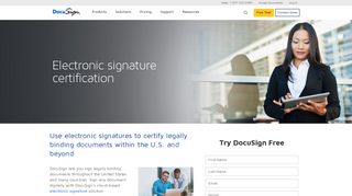
                            1. Electronic signature certification | DocuSign