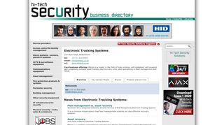 
                            6. Electronic Tracking Systems - Hi-Tech Security Business Directory ...