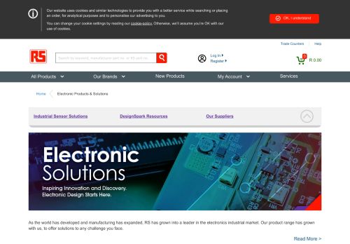 
                            10. Electronics - RS Components