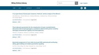 
                            6. ELECTROPHORESIS - Wiley Online Library